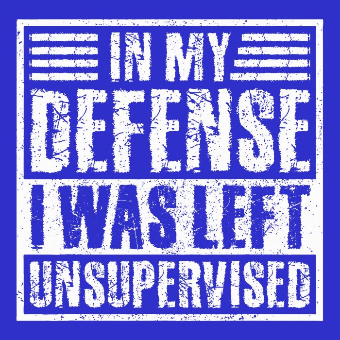 In My Defense I Was Left Unsupervised  Funny Bag