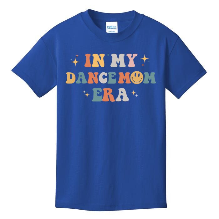 In My Dance Mom Era Groovy Vintage Dance Lover Cute Gift Kids T-Shirt