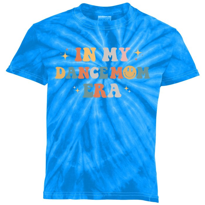 In My Dance Mom Era Groovy Vintage Dance Lover Cute Gift Kids Tie-Dye T-Shirt