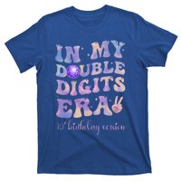 In My Double Digits Era 10th Birthday Version Groovy Retro T-Shirt