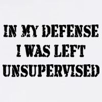In My Defense I Was Left Unsupervised Garment-Dyed Sweatshirt
