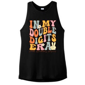 In My Double Digits Era 10th Birthday Ladies PosiCharge Tri-Blend Wicking Tank