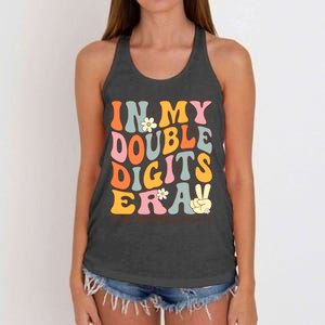 In My Double Digits Era 10th Birthday Women's Knotted Racerback Tank