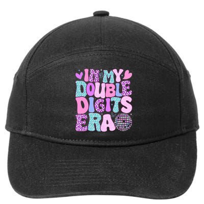 In My Double Digits Era Retro 10 Year Old 10th Birthday 7-Panel Snapback Hat