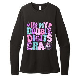 In My Double Digits Era Retro 10 Year Old 10th Birthday Womens CVC Long Sleeve Shirt