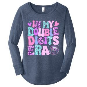 In My Double Digits Era Retro 10 Year Old 10th Birthday Women's Perfect Tri Tunic Long Sleeve Shirt