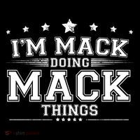 Im Mack Doing Mack Things Drawstring Bag