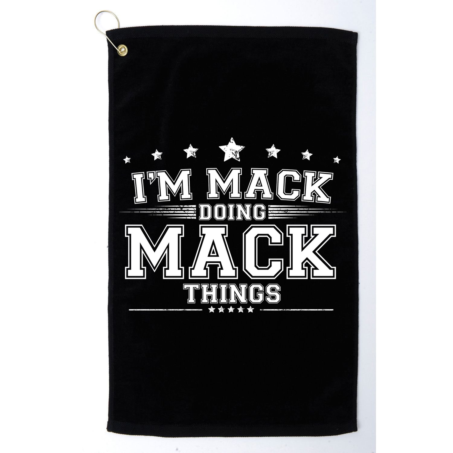 Im Mack Doing Mack Things Golf Towel