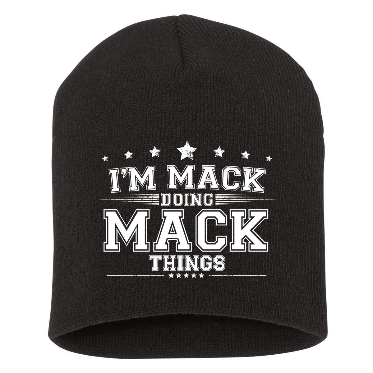 Im Mack Doing Mack Things Short Acrylic Beanie