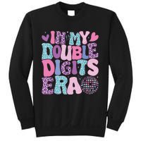 In My Double Digits Era Retro 10 Year Old 10th Birthday Girl Sweatshirt