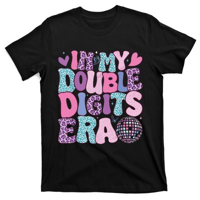 In My Double Digits Era Retro 10 Year Old 10th Birthday Girl T-Shirt