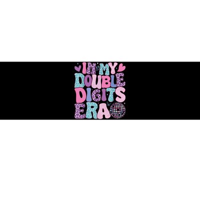 In My Double Digits Era Retro 10 Year Old 10th Birthday Girl Bumper Sticker