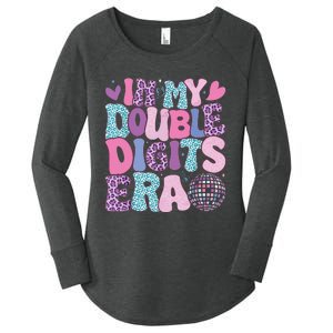 In My Double Digits Era Retro 10 Year Old 10th Birthday Girl Women's Perfect Tri Tunic Long Sleeve Shirt