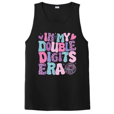 In My Double Digits Era Retro 10 Year Old 10th Birthday Girl PosiCharge Competitor Tank