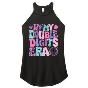 In My Double Digits Era Retro 10 Year Old 10th Birthday Girl Women's Perfect Tri Rocker Tank