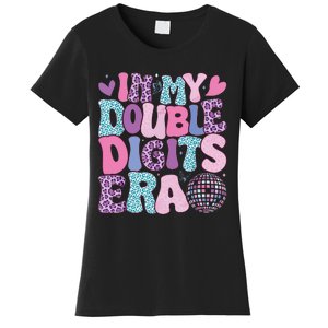 In My Double Digits Era Retro 10 Year Old 10th Birthday Girl Women's T-Shirt