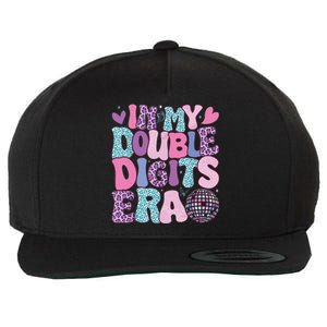 In My Double Digits Era Retro 10 Year Old 10th Birthday Girl Wool Snapback Cap