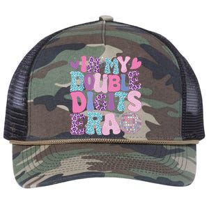 In My Double Digits Era Retro 10 Year Old 10th Birthday Girl Retro Rope Trucker Hat Cap