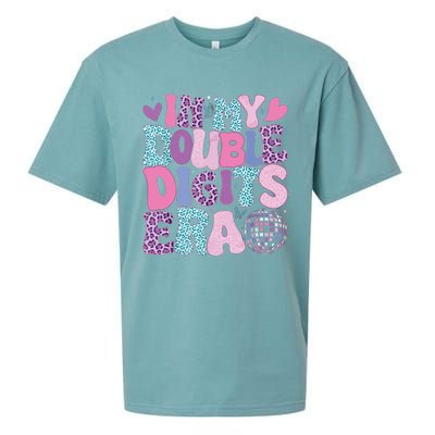 In My Double Digits Era Retro 10 Year Old 10th Birthday Girl Sueded Cloud Jersey T-Shirt