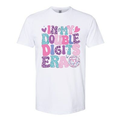 In My Double Digits Era Retro 10 Year Old 10th Birthday Girl Softstyle CVC T-Shirt