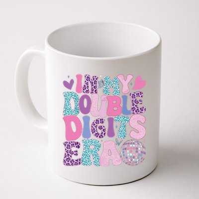 In My Double Digits Era Retro 10 Year Old 10th Birthday Girl Coffee Mug