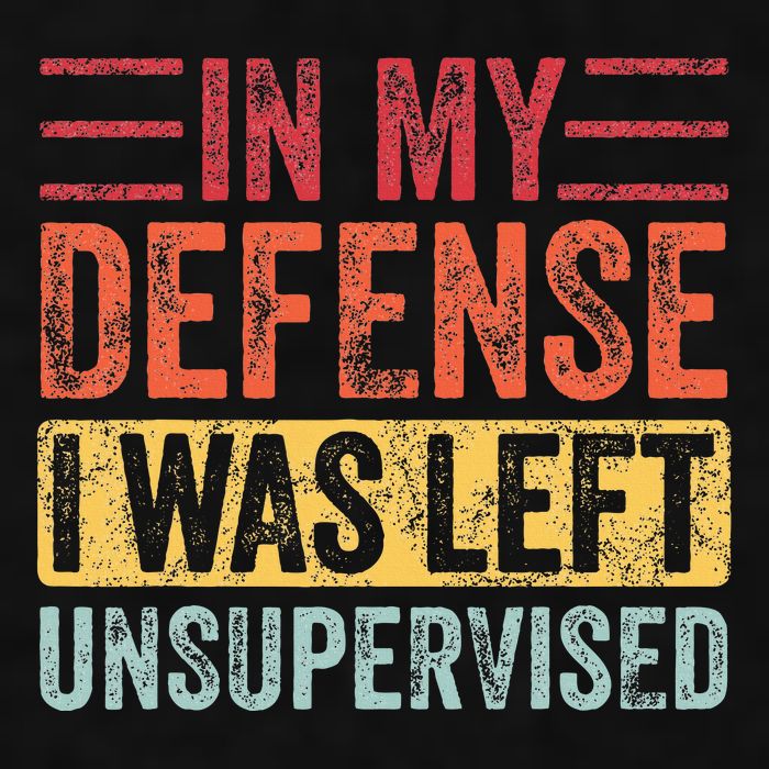 In My Defense I Was Left Unsupervised Ladies PosiCharge Tri-Blend Wicking Tank
