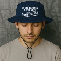 In My Defense I Was Left Unsupervised Funny Legacy Cool Fit Booney Bucket Hat
