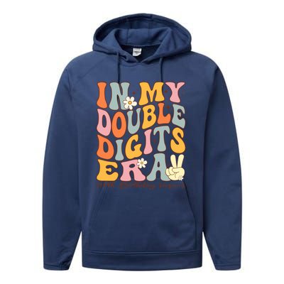 In My Double Digits Era 10th Birthday Performance Fleece Hoodie