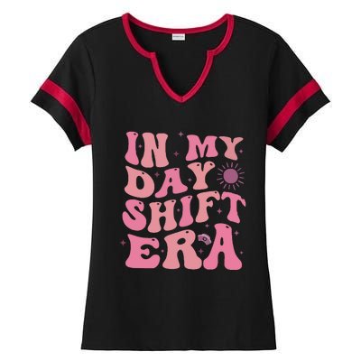 In My Day Shift Era Ladies Halftime Notch Neck Tee