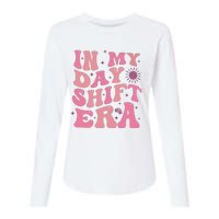 In My Day Shift Era Womens Cotton Relaxed Long Sleeve T-Shirt