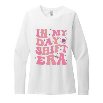 In My Day Shift Era Womens CVC Long Sleeve Shirt