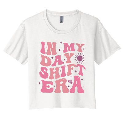 In My Day Shift Era Women's Crop Top Tee