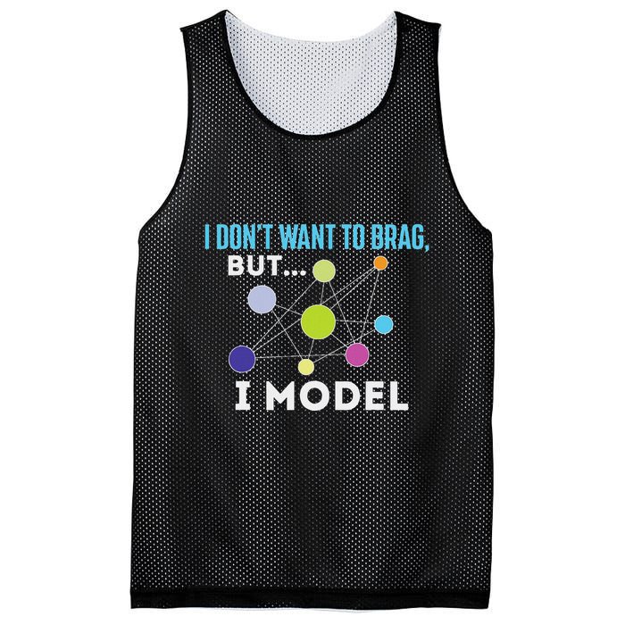 I Model Data Science Statistics Data Analyst Data Modeling Mesh Reversible Basketball Jersey Tank
