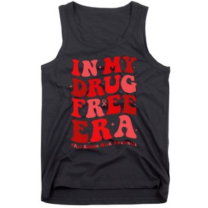 In My Drugs Free Era Funny Red Ribbon Week Awareness Tank Top