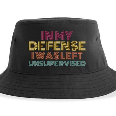 In My Defense I Was Left Unsupervised Sustainable Bucket Hat