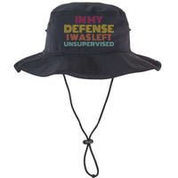 In My Defense I Was Left Unsupervised Legacy Cool Fit Booney Bucket Hat