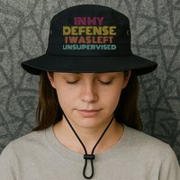 In My Defense I Was Left Unsupervised Legacy Cool Fit Booney Bucket Hat