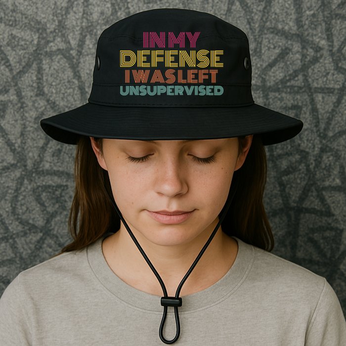 In My Defense I Was Left Unsupervised Legacy Cool Fit Booney Bucket Hat