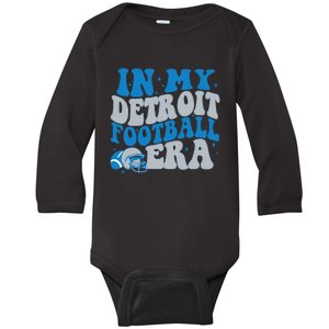 In My Detroit Football Era Baby Long Sleeve Bodysuit