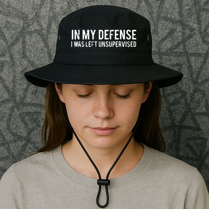 In My Defense I Was Left Unsupervised Legacy Cool Fit Booney Bucket Hat
