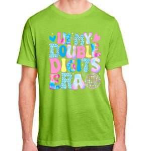 In My Double Digits Era Retro 10 Year Old 10th Birthday Girl Adult ChromaSoft Performance T-Shirt