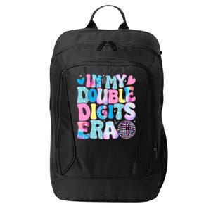 In My Double Digits Era Retro 10 Year Old 10th Birthday Girl City Backpack