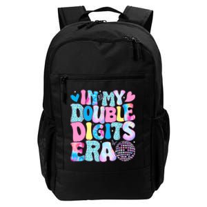 In My Double Digits Era Retro 10 Year Old 10th Birthday Girl Daily Commute Backpack