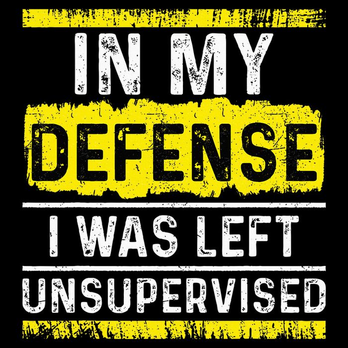 In My Defense I Was Left Unsupervised Mousepad