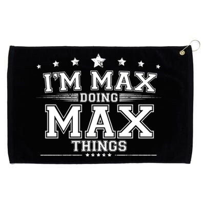 Im Max Doing Max Things Grommeted Golf Towel