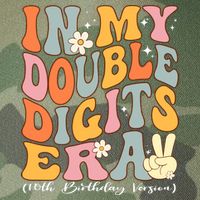 In My Double Digits Era 10th Birthday Groovy Retro Girl Boy Legacy Tie Dye Trucker Hat