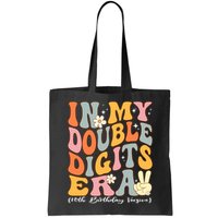 In My Double Digits Era 10th Birthday Groovy Retro Girl Boy Bag