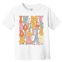 In My Double Digits Era 10th Birthday Groovy Retro Girl Boy Toddler T-Shirt