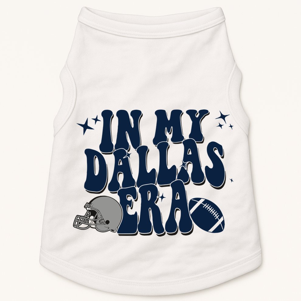 In My Dallas Era Dallas Football Doggie Tank