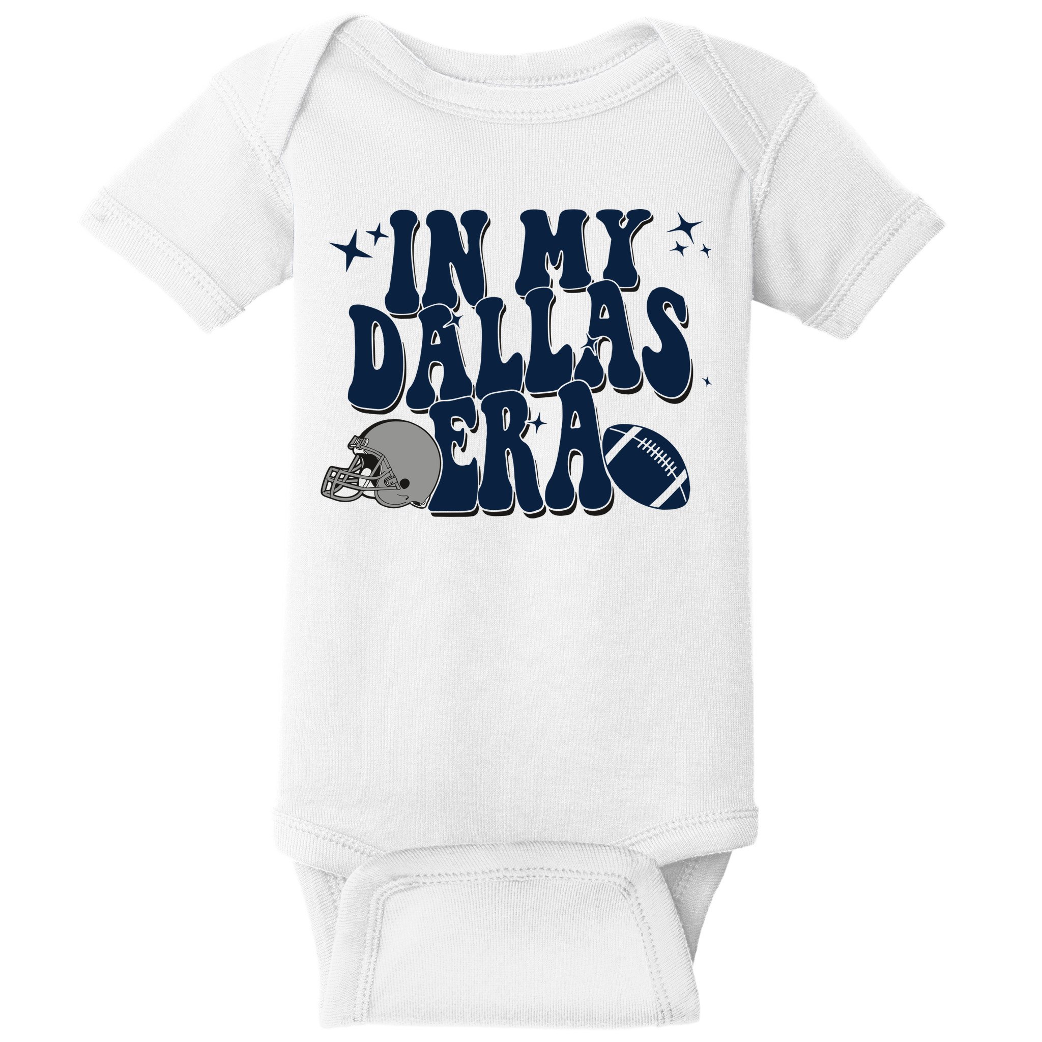 In My Dallas Era Dallas Football Baby Bodysuit